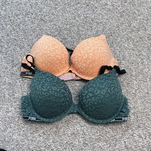 Victoria’s Secret PINK lace push up bras